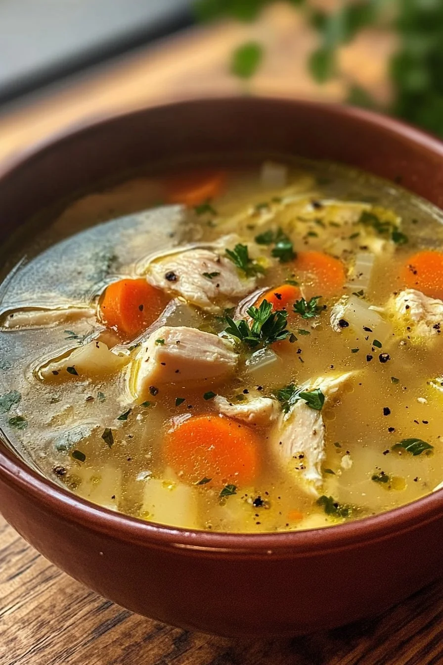 Entzündungshemmende Hühnersuppe