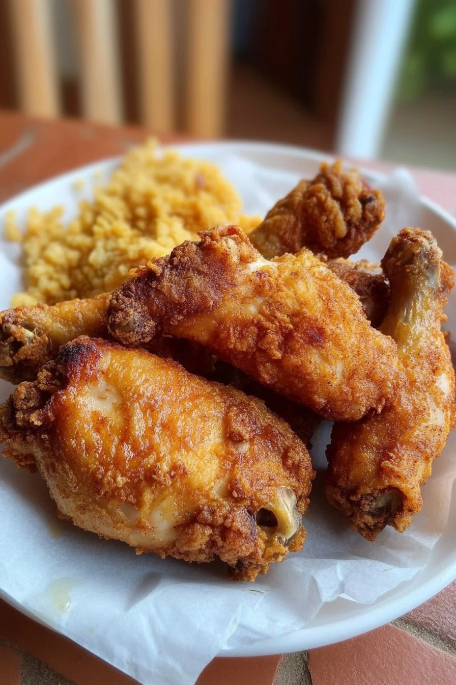 Frittierte Hähnchen ohne Mehl (Dominikanisches Frittierte Hähnchen)