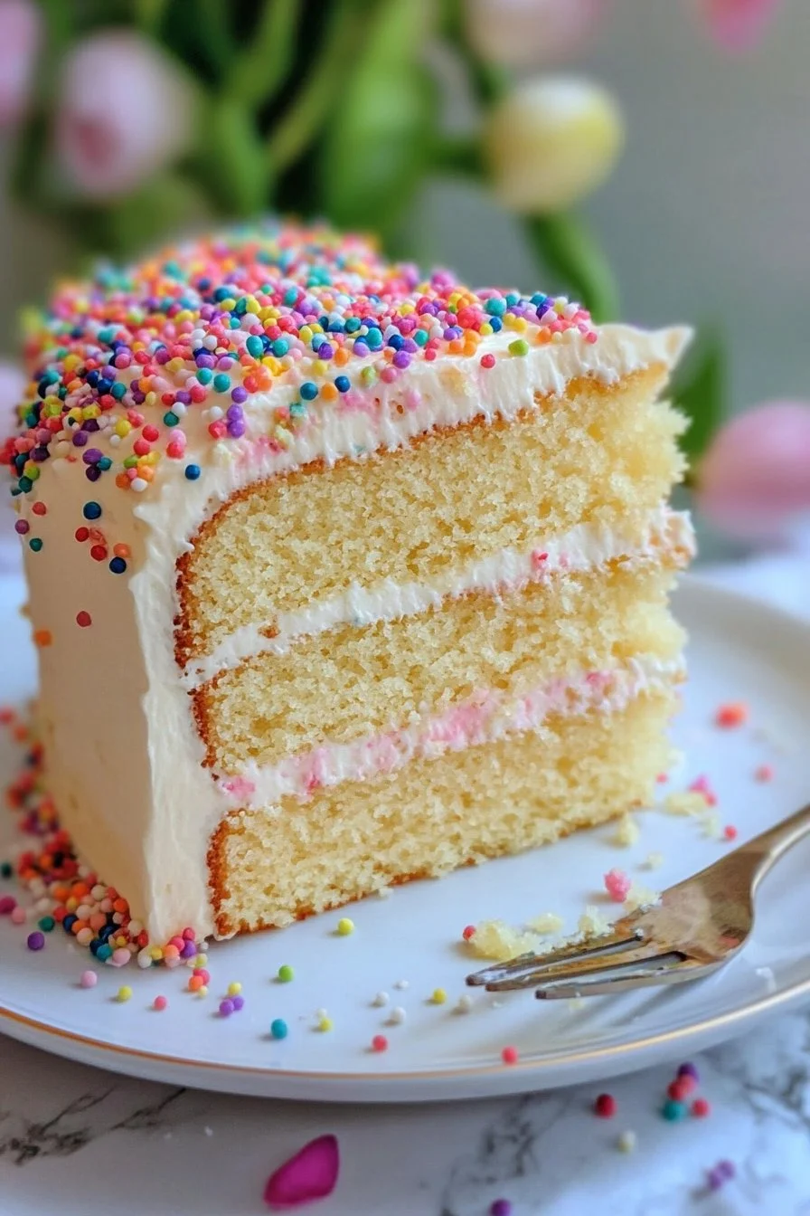 Frühlingstorte mit Vanille