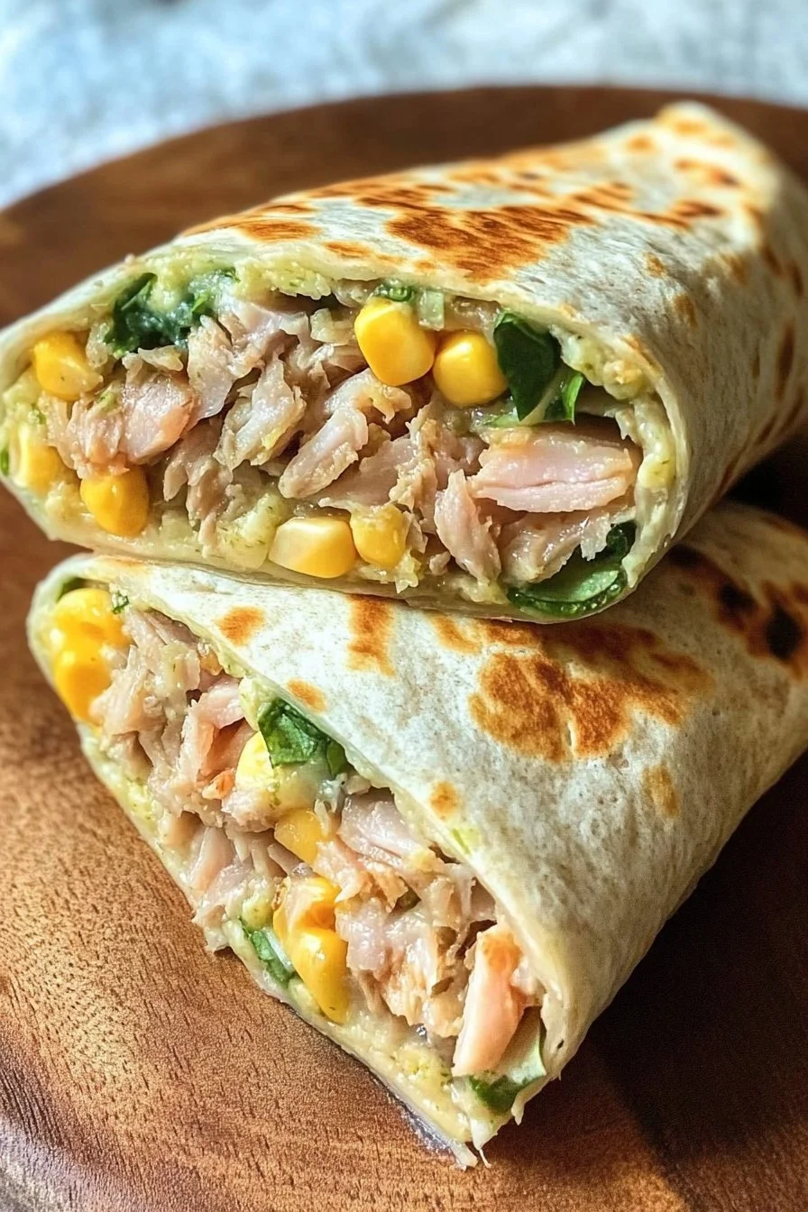 Gesunder Thunfisch-Wrap
