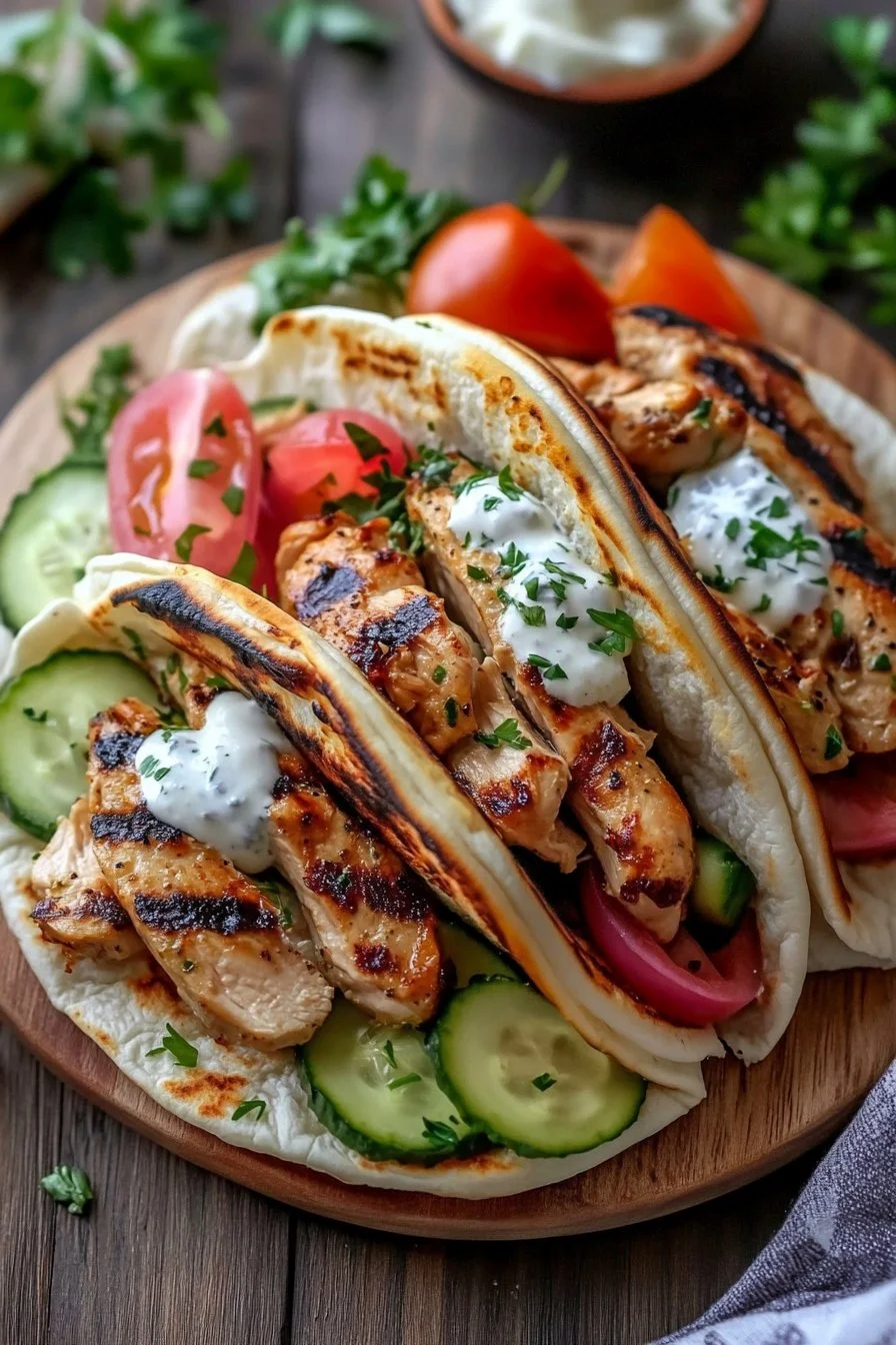 Griechischer Hähnchen-Gyros