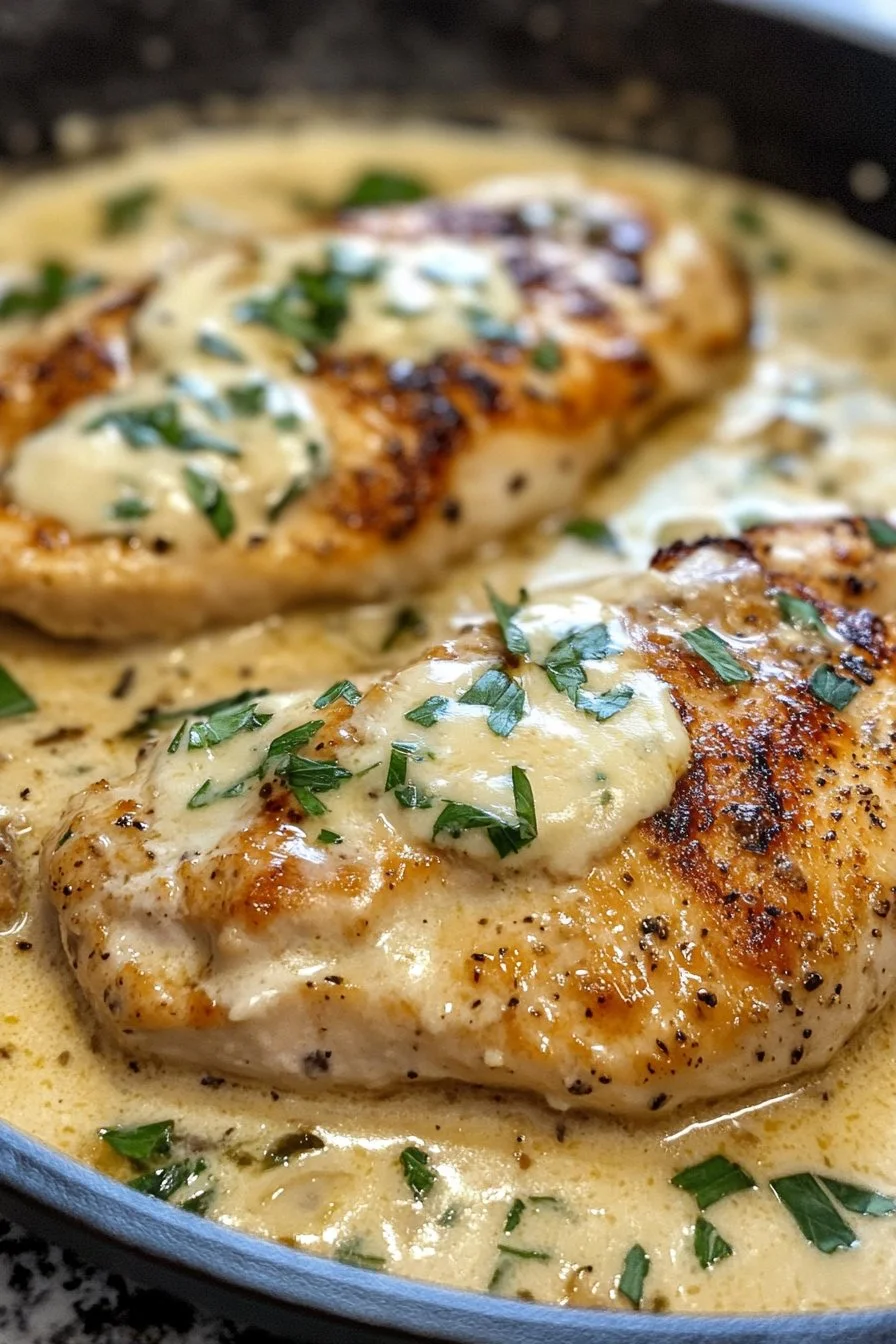 Hähnchen in Frischkäse-Sauce