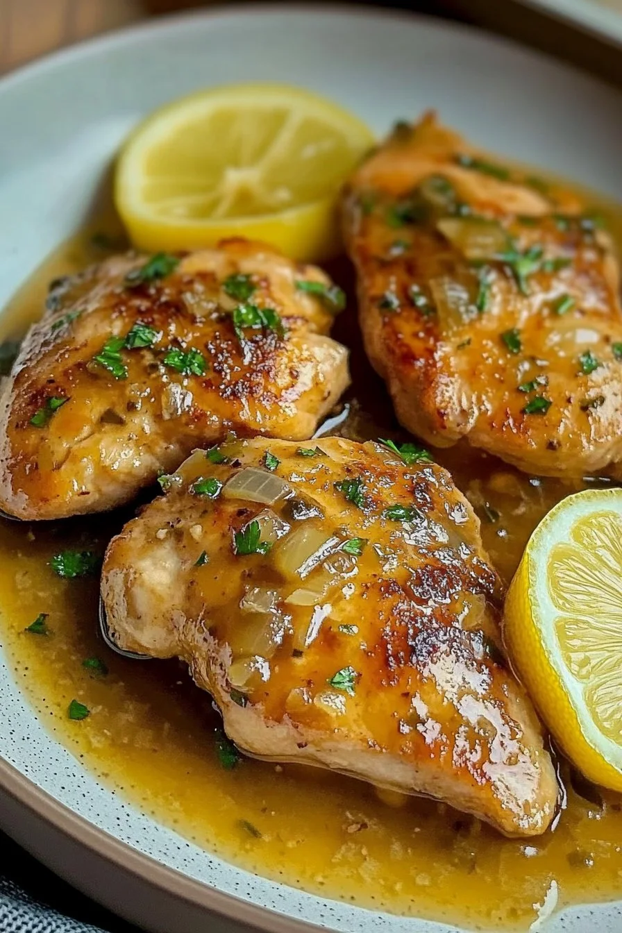 Hähnchen in Zitronensauce