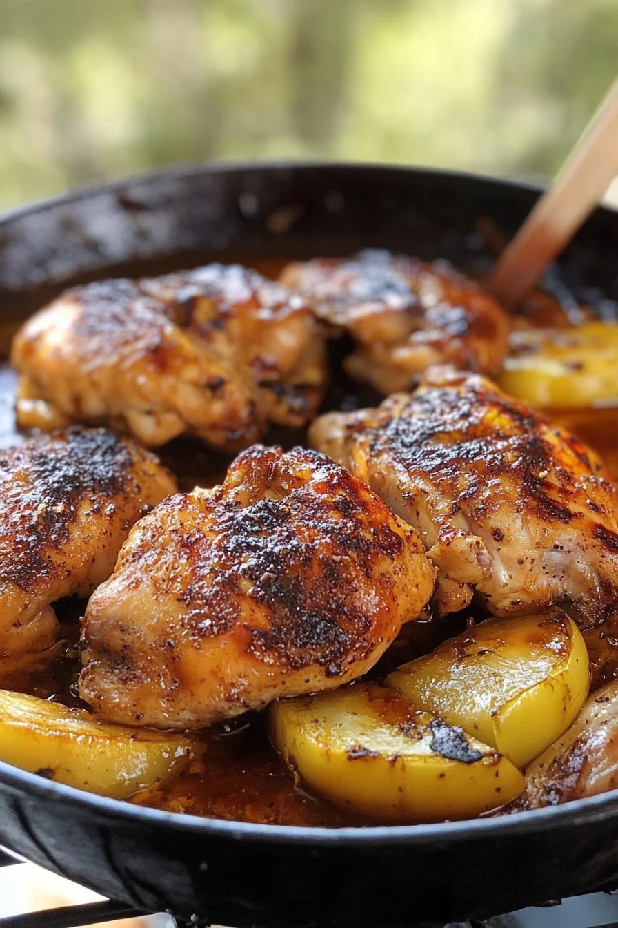 Hähnchen mit Bier