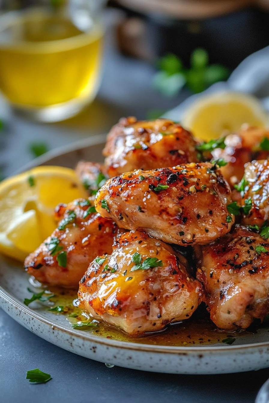 Hähnchen mit Honig und Senf