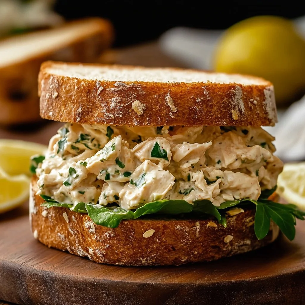 Hausgemachte Hühnercreme für schmackhafte Sandwiches