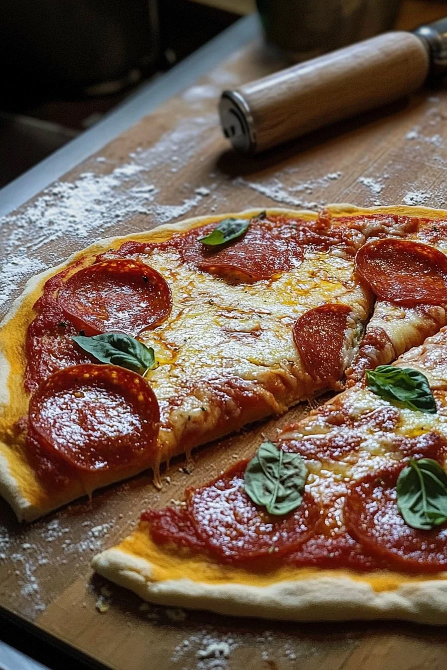 Hausgemachte Pizza