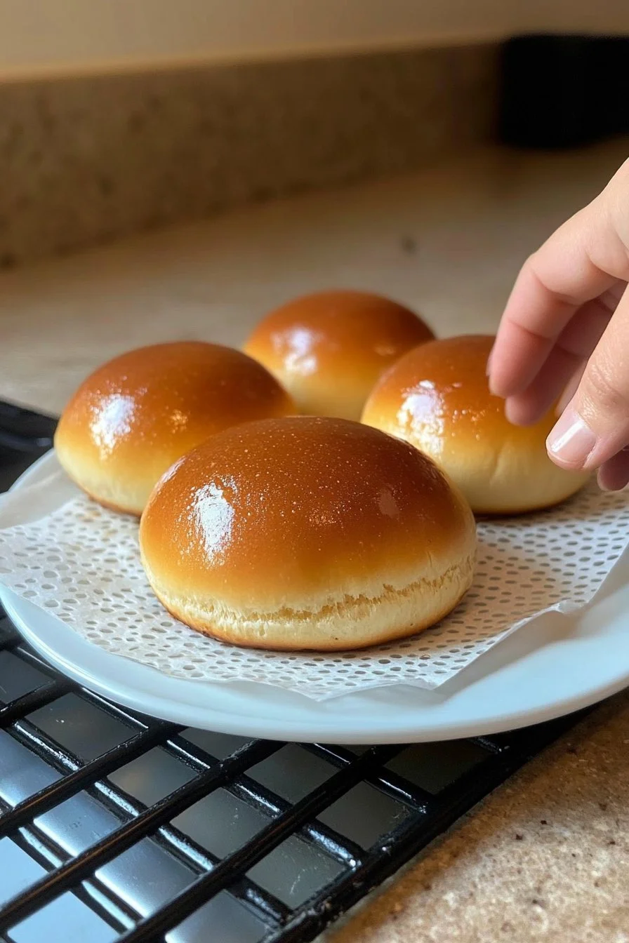 Hausgemachtes und fluffiges Hamburgerbrötchen
