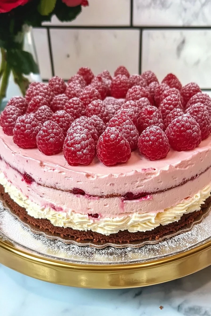 Himbeer-Mousse-Torte