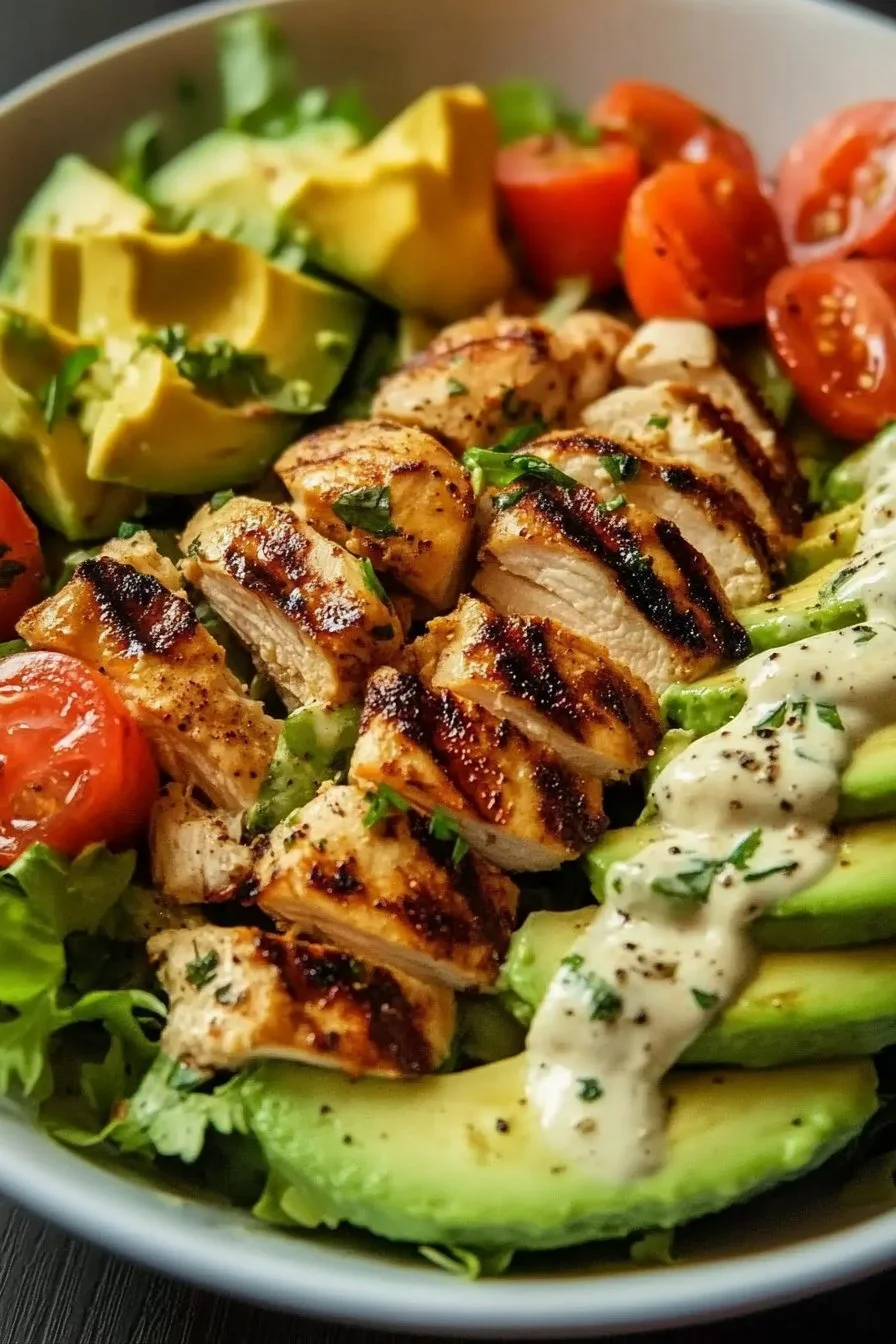 Hühnchen-Avocado-Salat