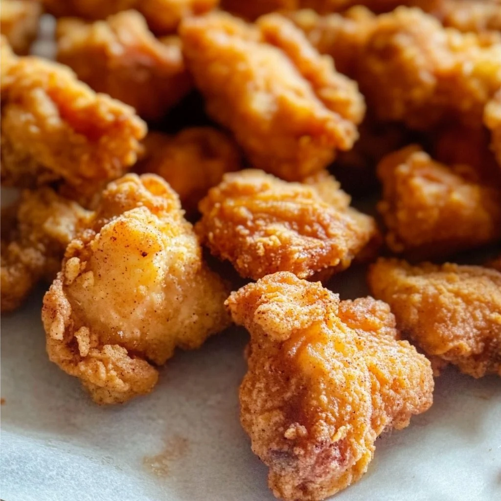 Köstliches Hühnchen-Chicharrones, ein Gericht aus der puertoricanischen Küche.