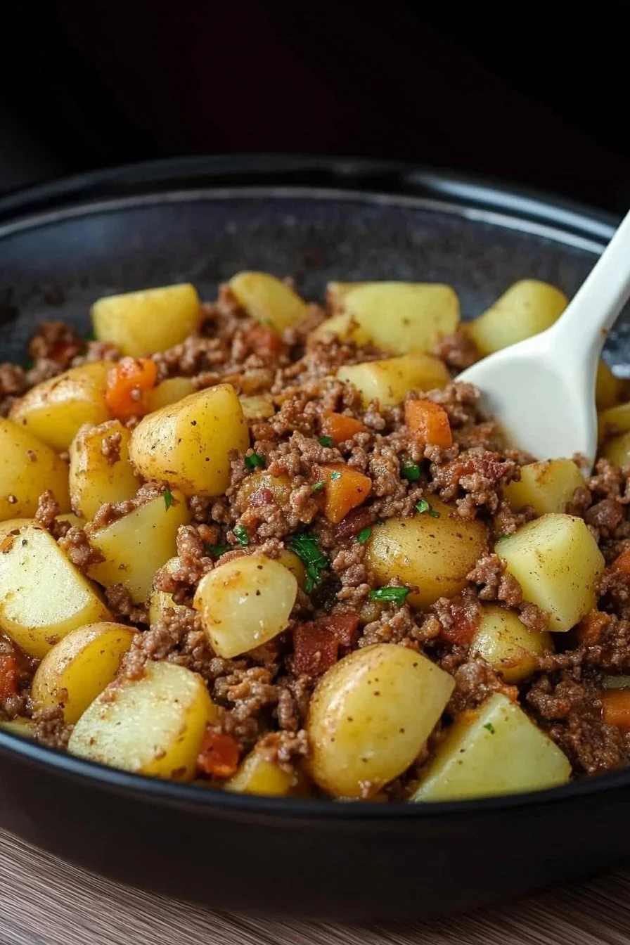 Kartoffeln mit Hackfleisch