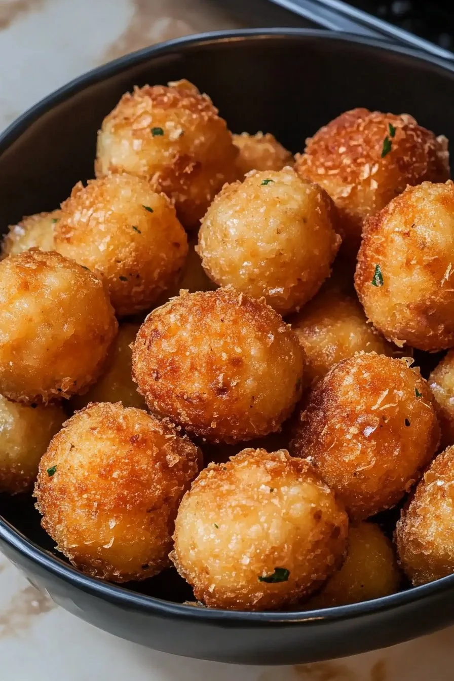 Knusprige Kartoffelbällchen