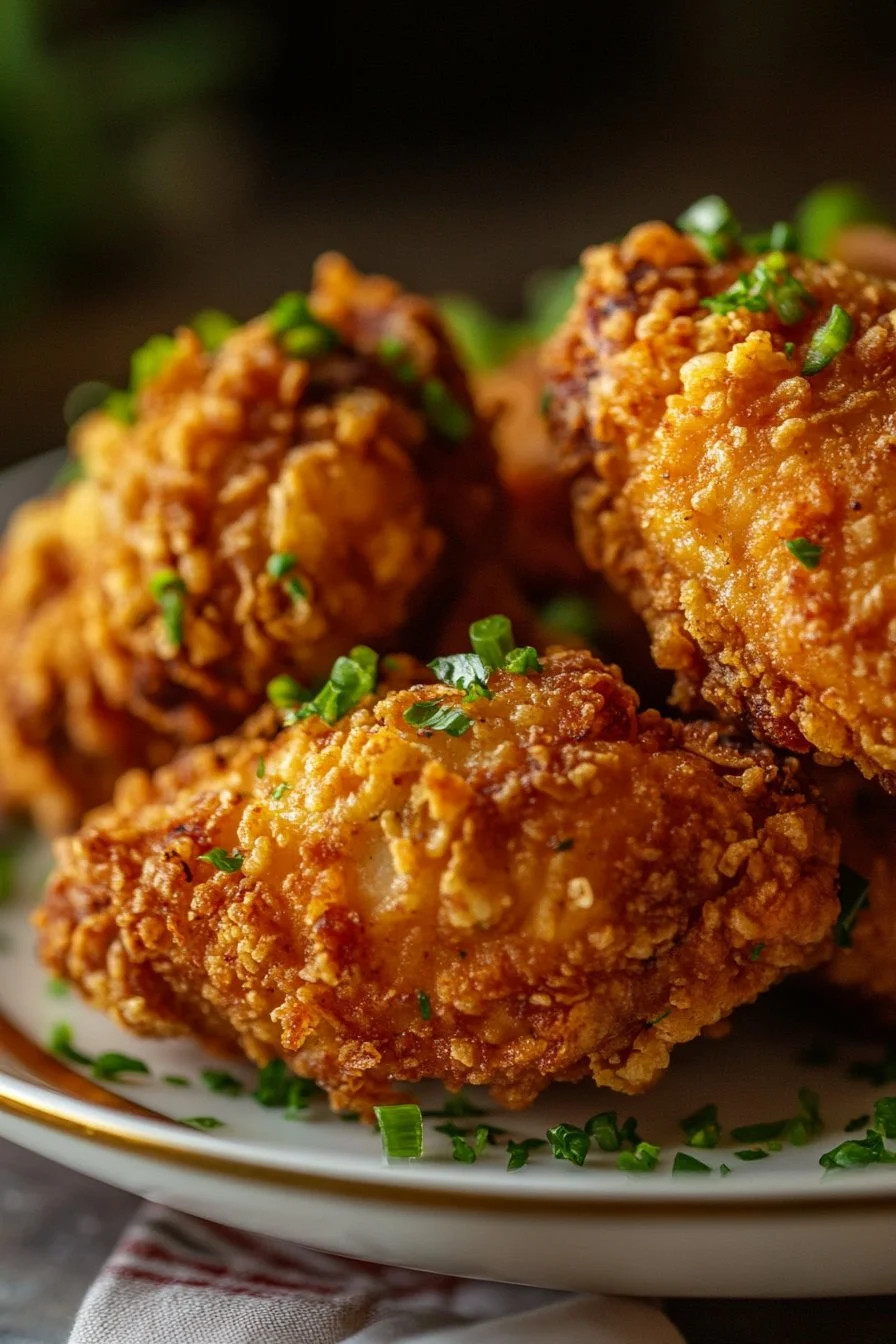 Knuspriges und Saftiges Frittieren von Hähnchen