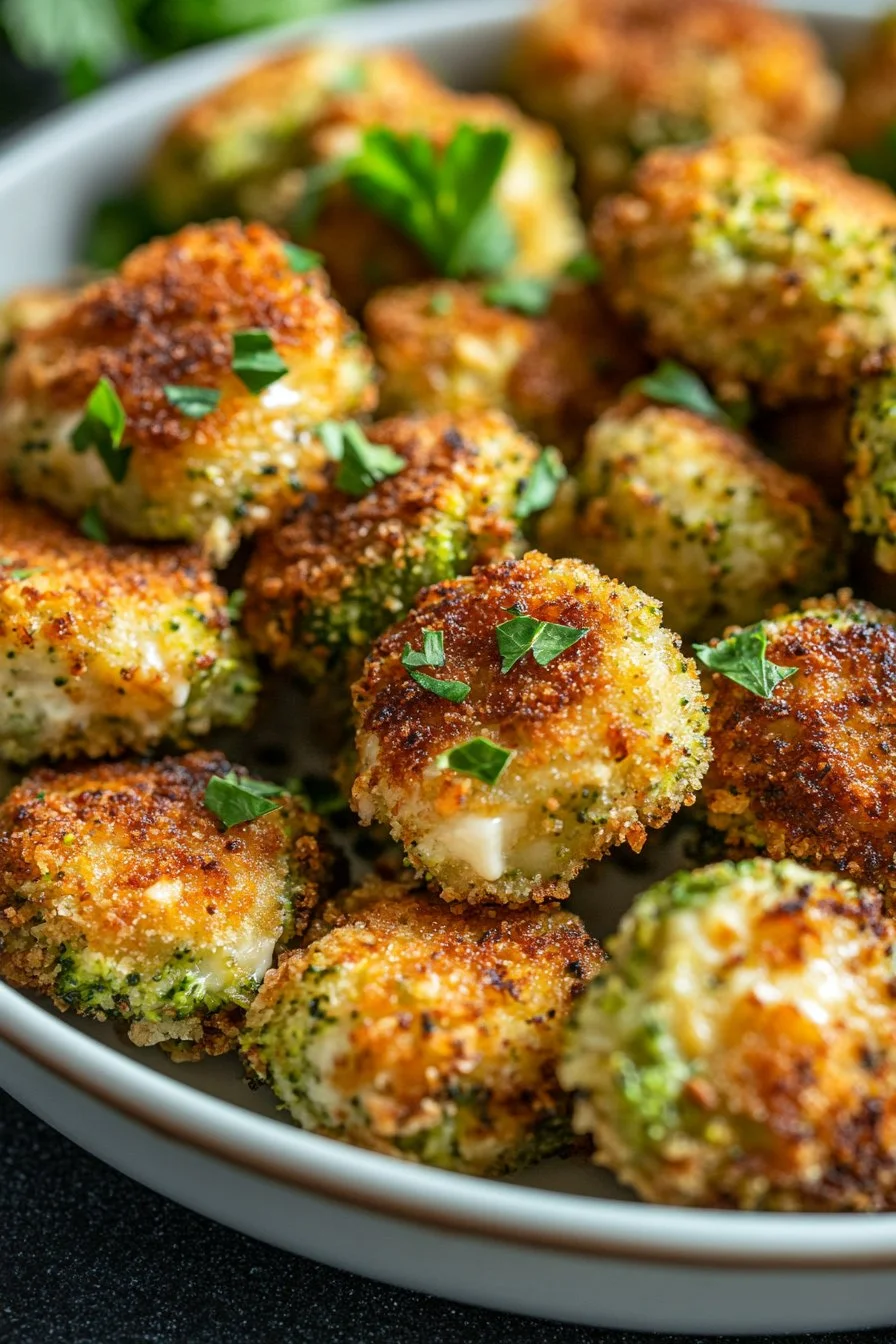 Krosse Brokkoli-Käse-Nuggets