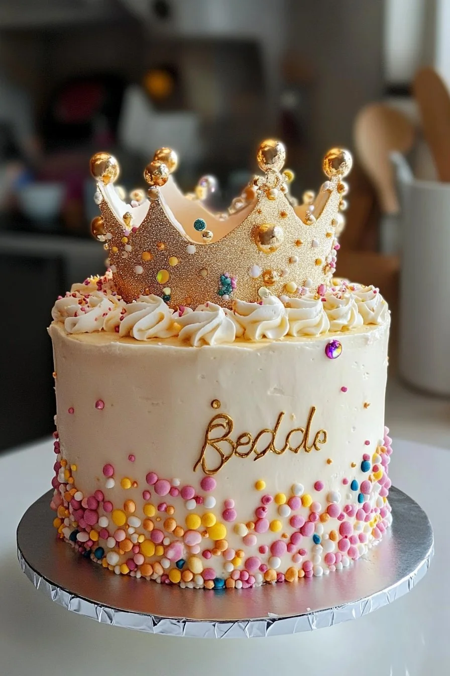 Kuchen mit Krone