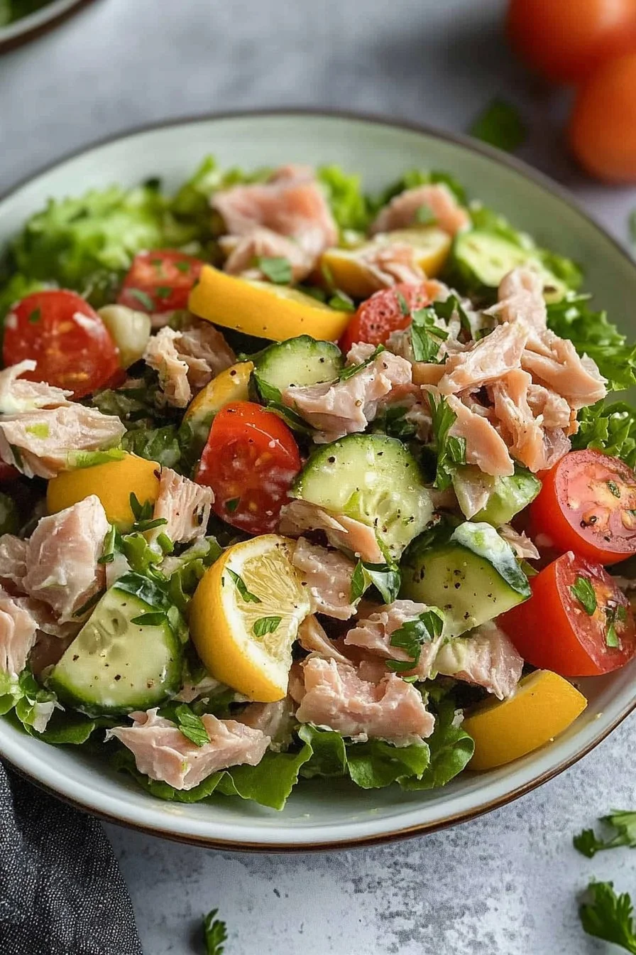 Nährstoffreicher Thunfischsalat