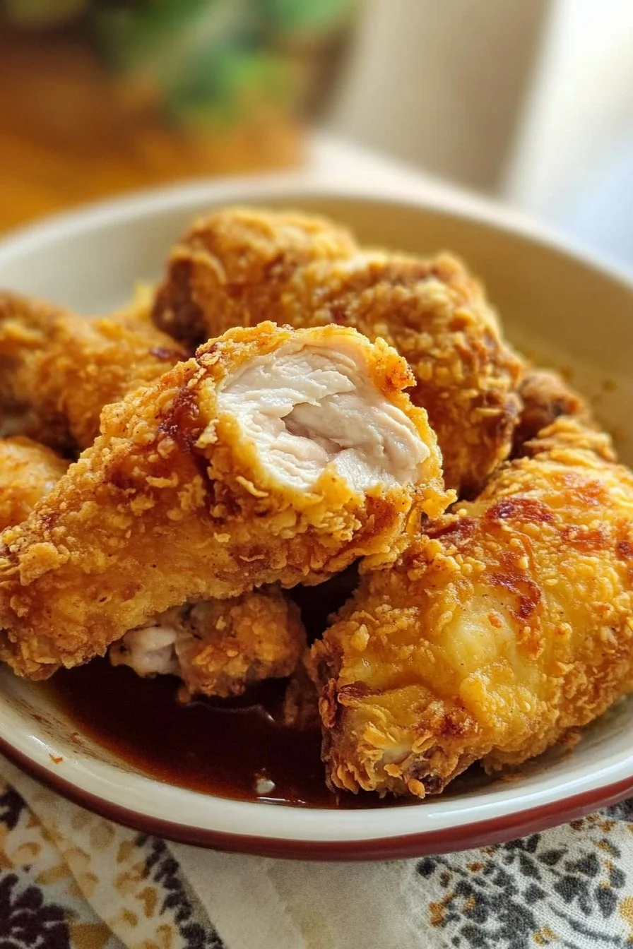 Ofen-KFC-Crispy-Hühnchen