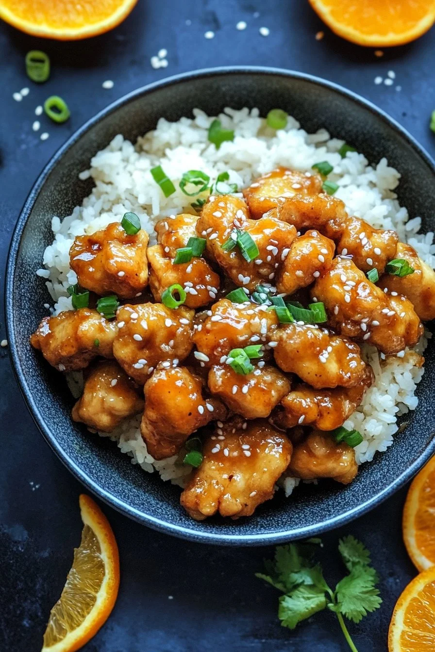 Orangenhühnchen