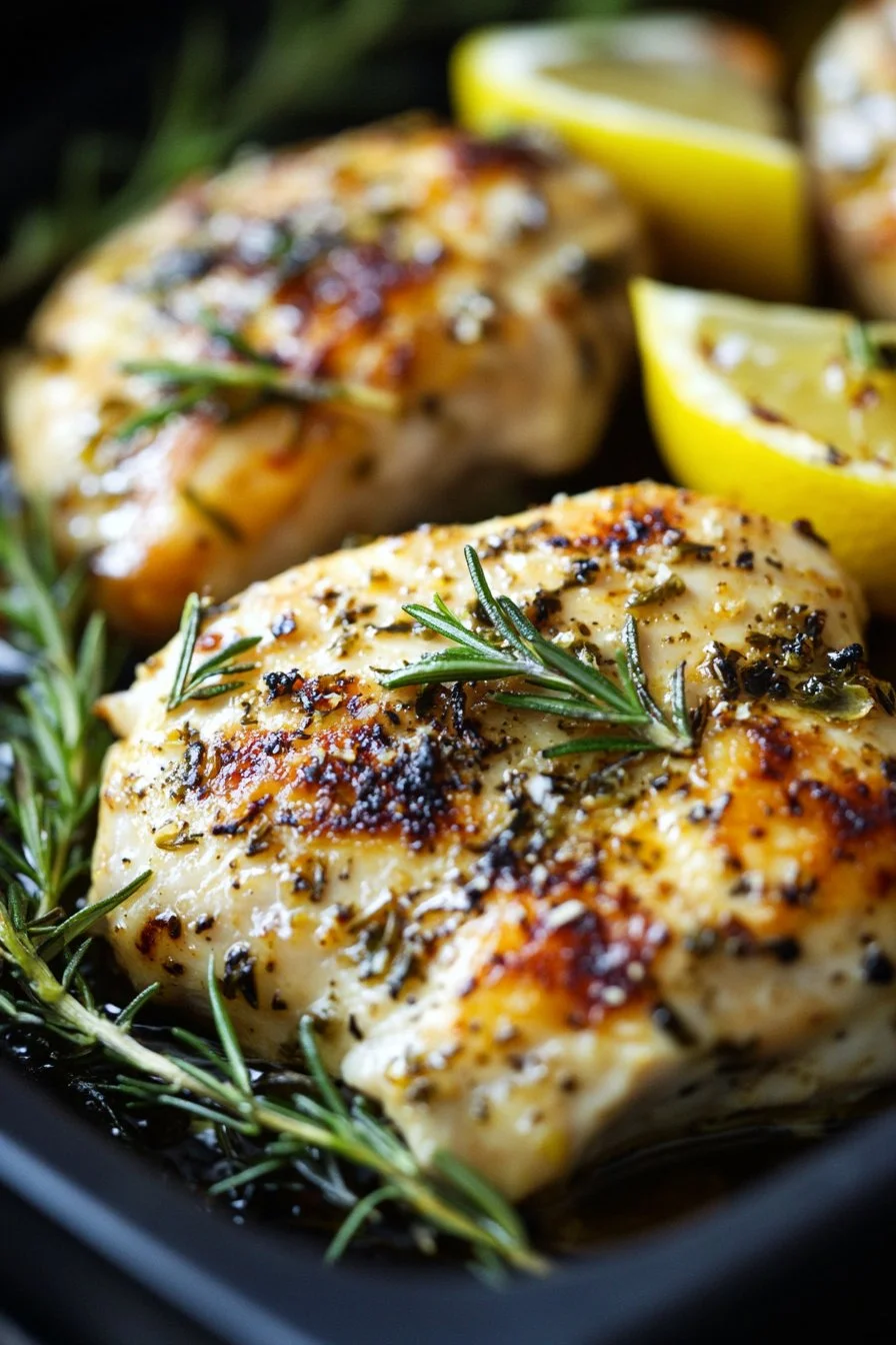 Romanisches Hähnchen mit Zitrone