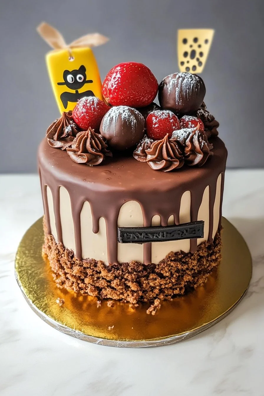 Schokoladenkuchen mit Trüffel