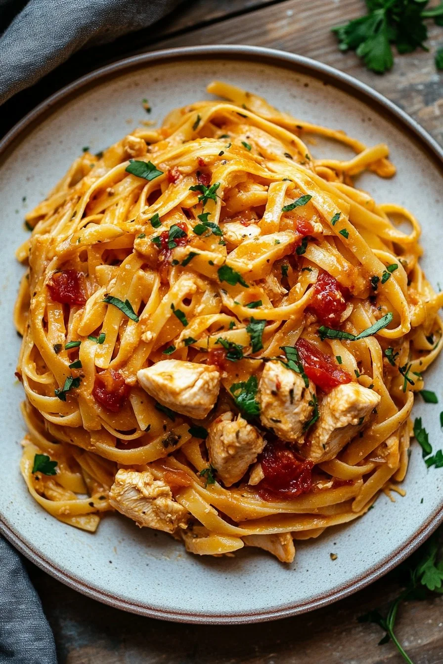 Toskanisches Hähnchenpasta