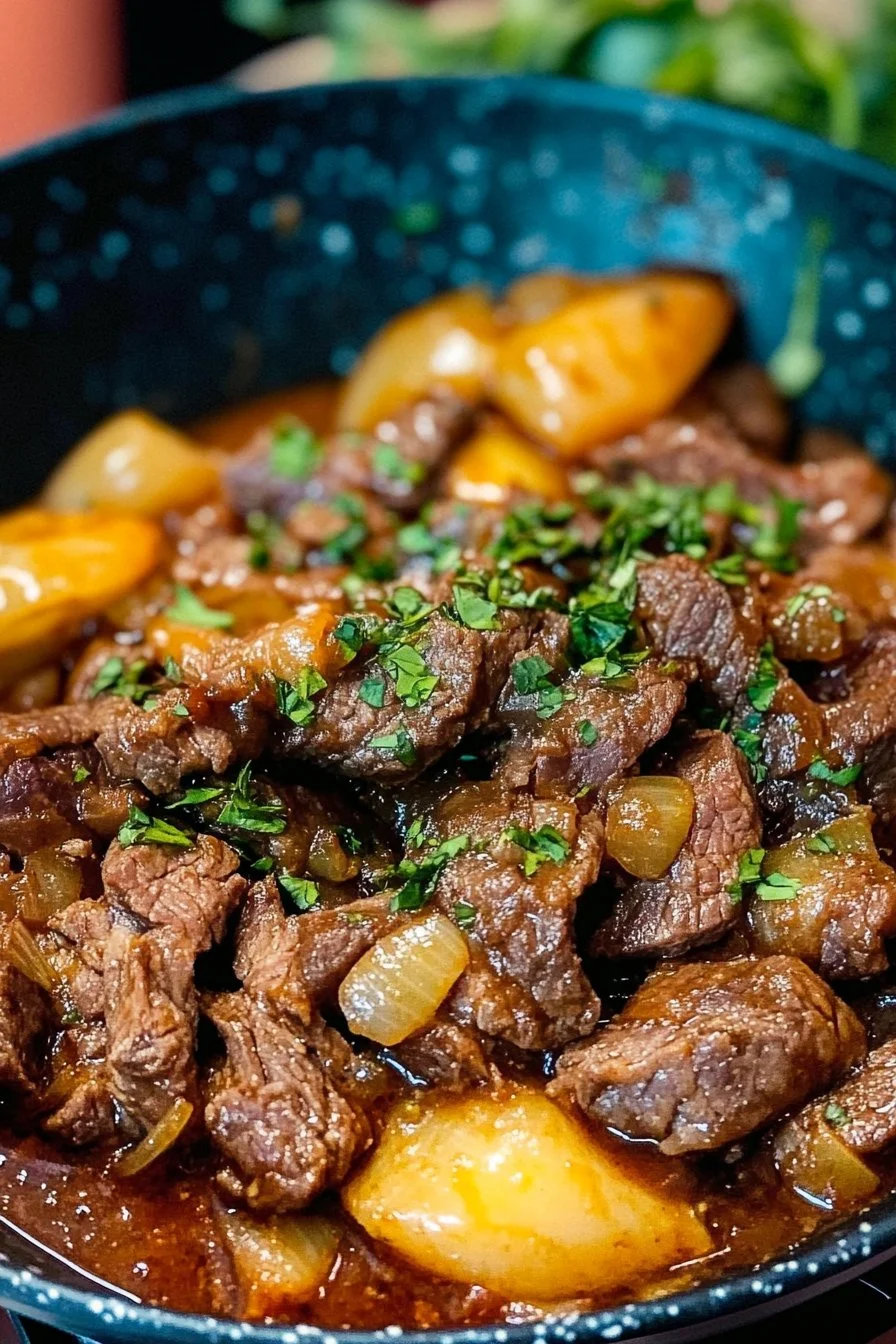 Zwiebel Fleisch