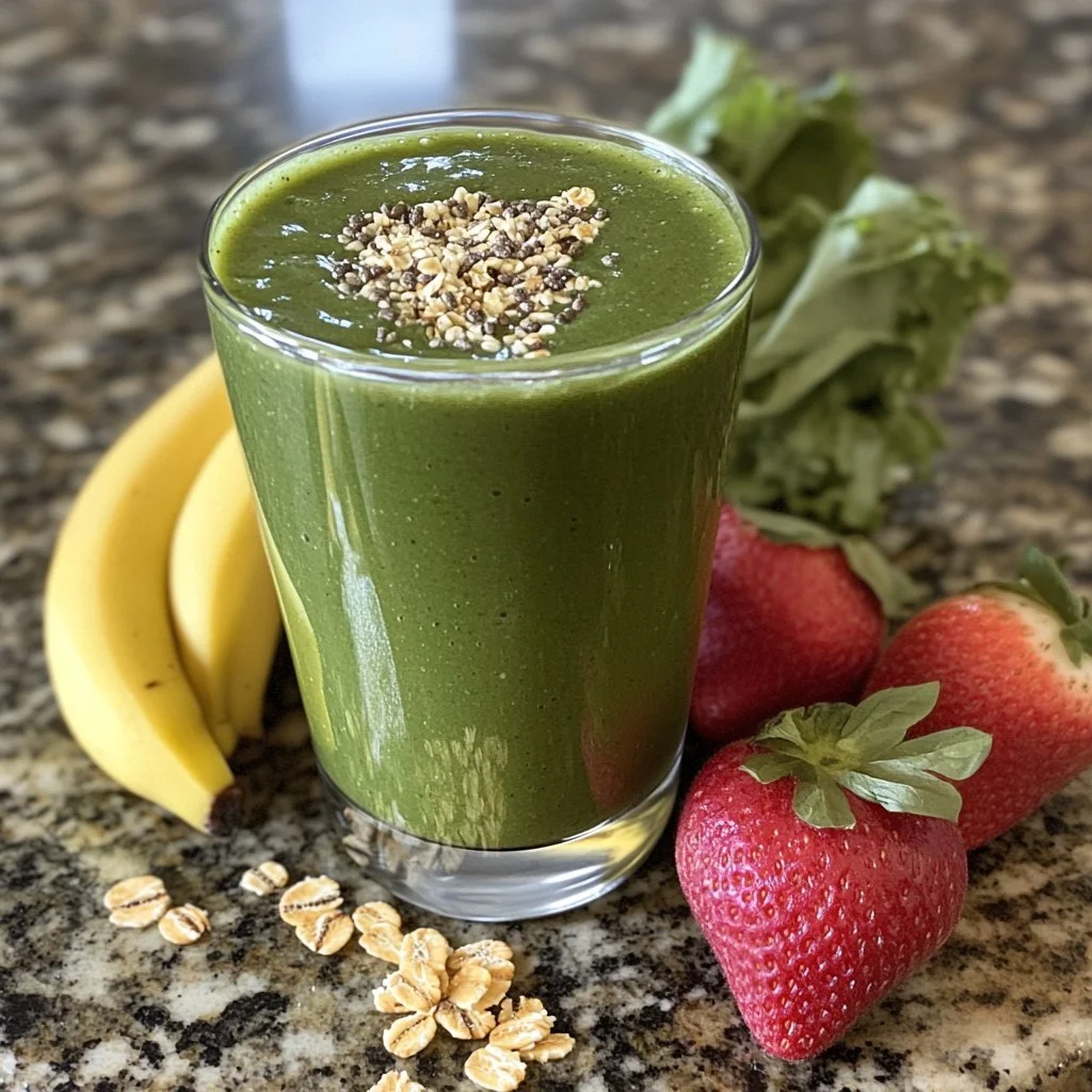 Ein gesunder Anti-Entzündungs-Smoothie aus frischen Zutaten