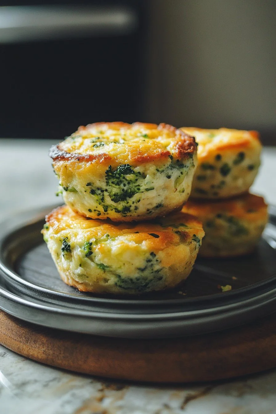 Brokkoli-Küchlein mit Käse