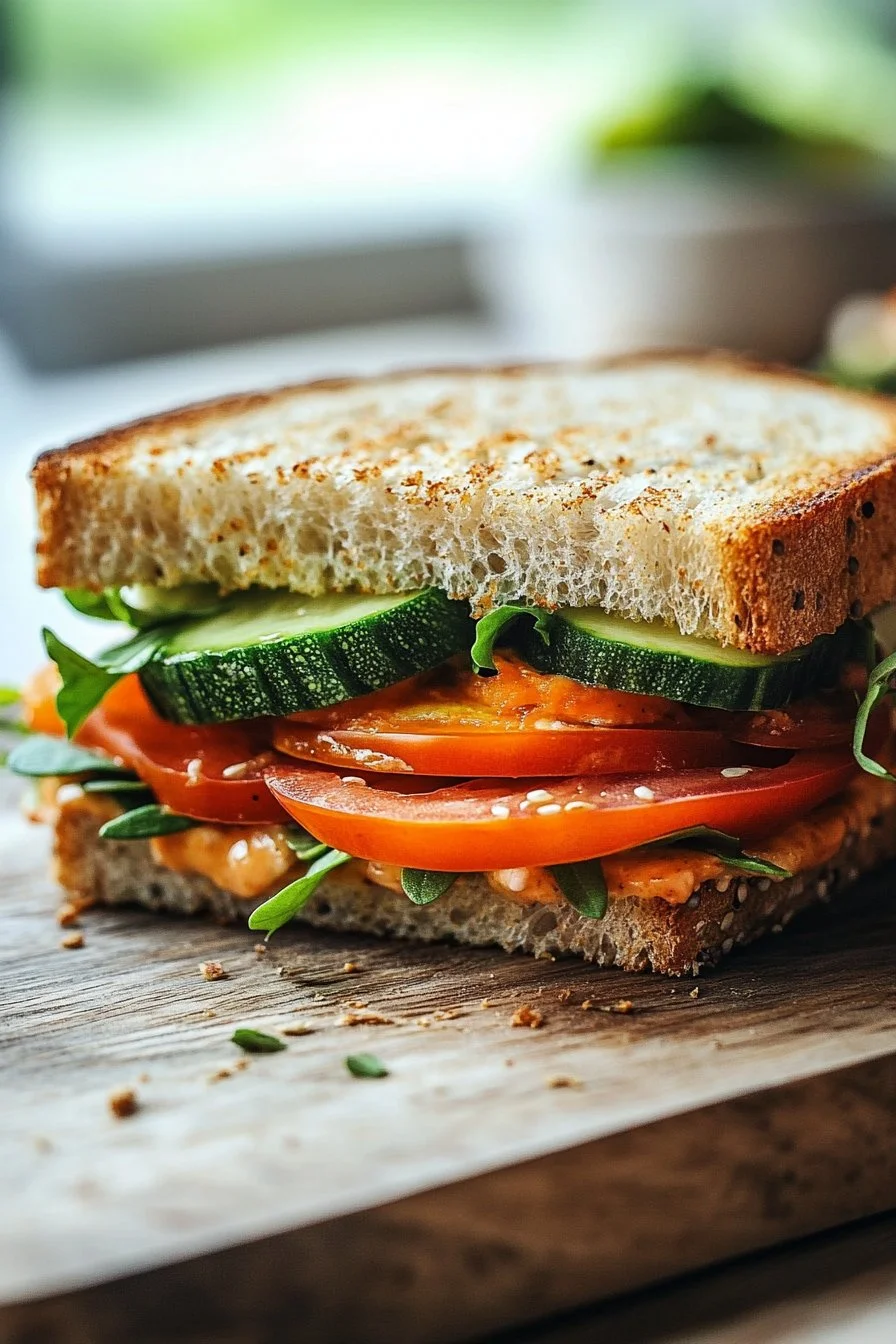 De Verse Groentensandwich van Laura