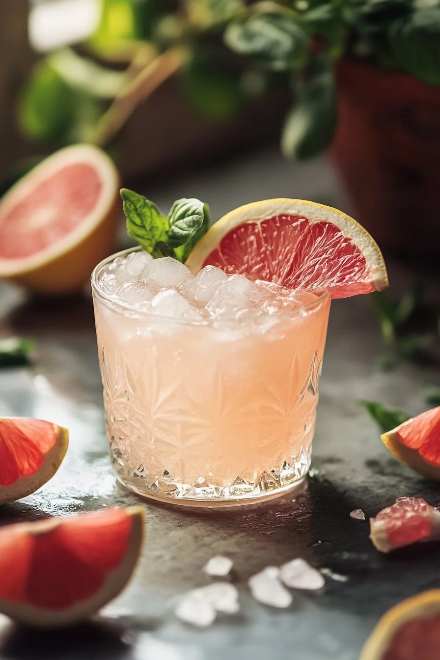 Detox Drink mit pinkem Himalaya-Salz