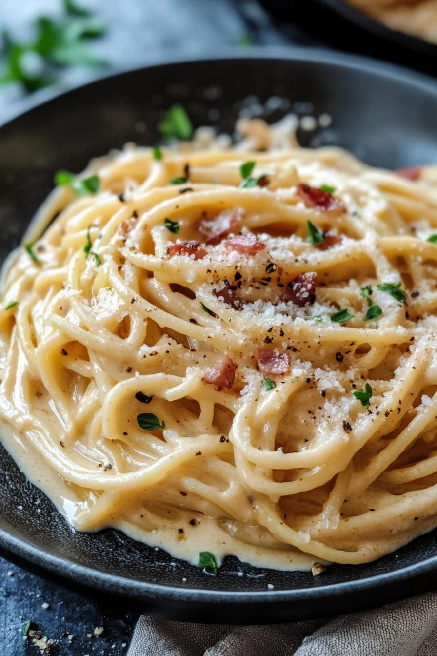 Die endgültige Rezeptur für cremige Spaghetti Carbonara