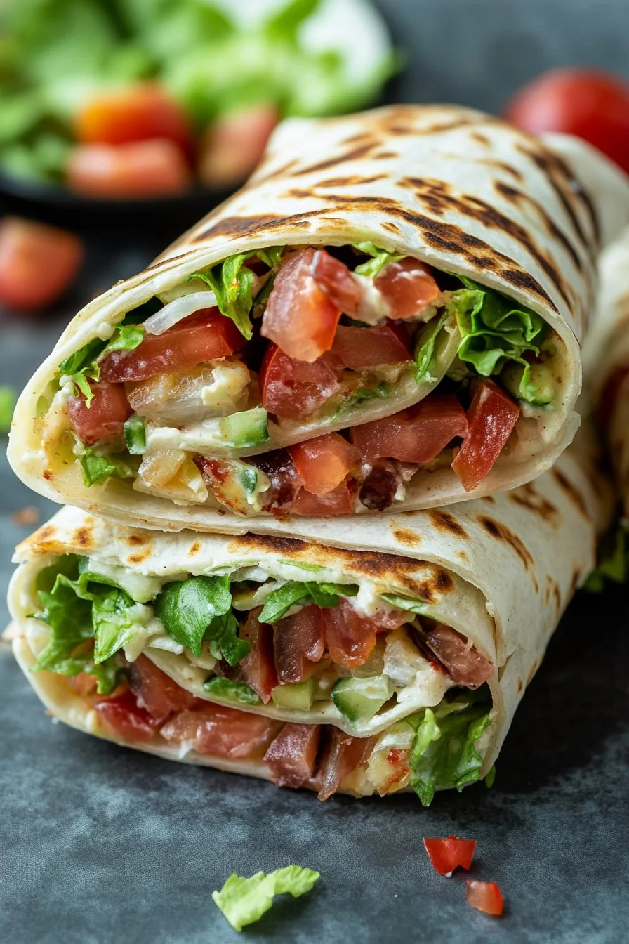 Eenvoudige BLT-wraps om te maken