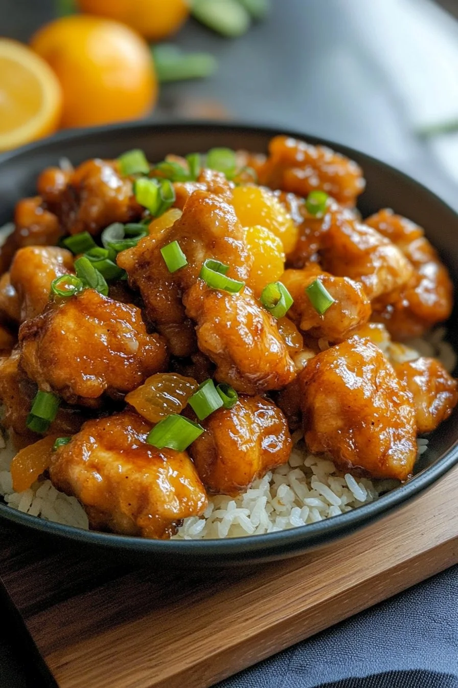Einfache Orange Chicken Rezept