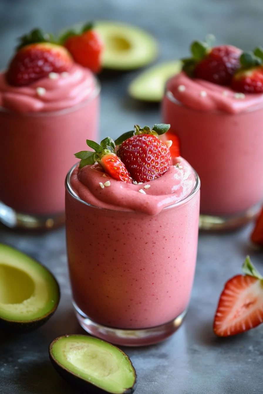 Erdbeer-Avocado-Smoothie