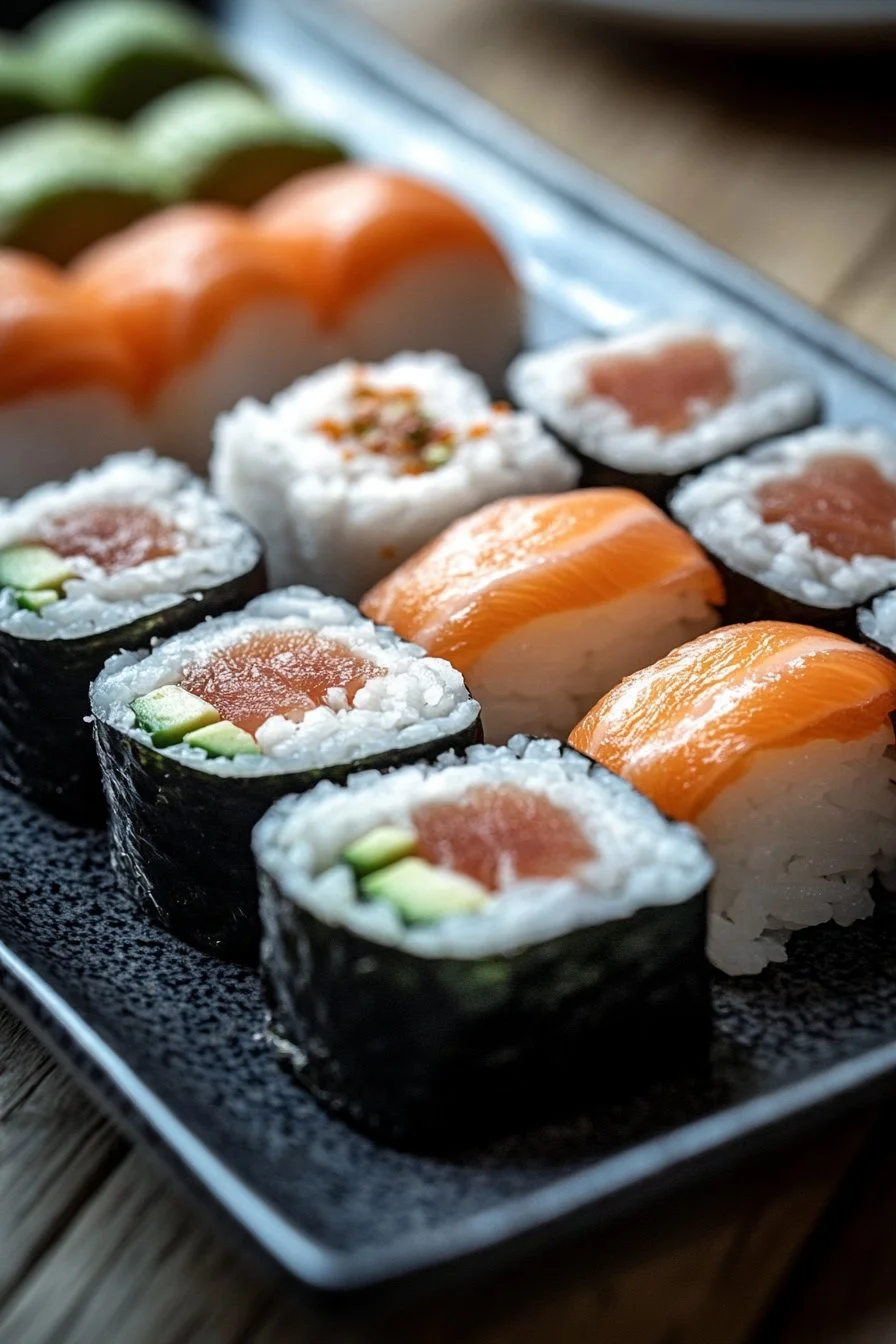 Faux sushi met sandwichbrood