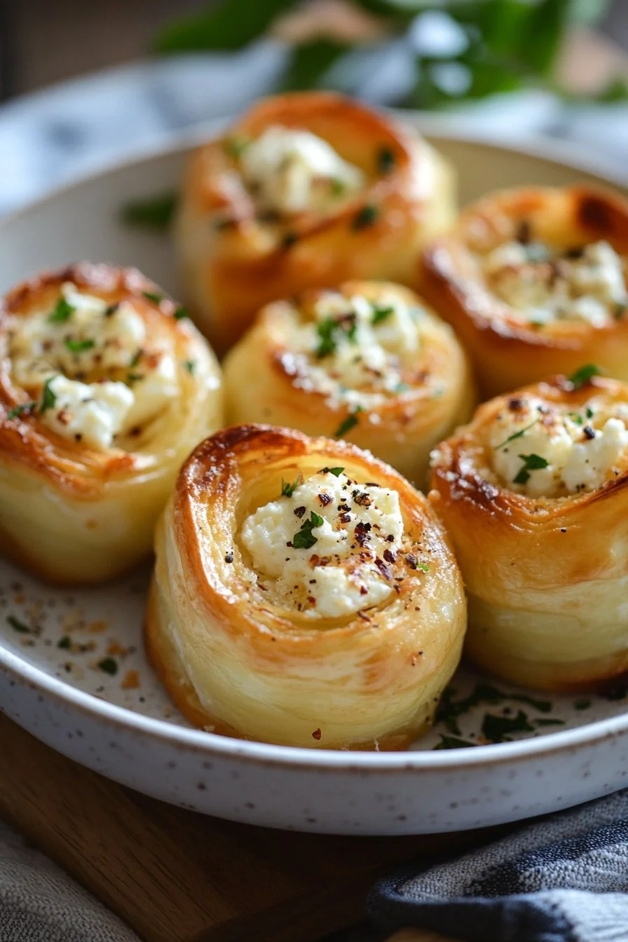 Feta rolletjes uit de oven