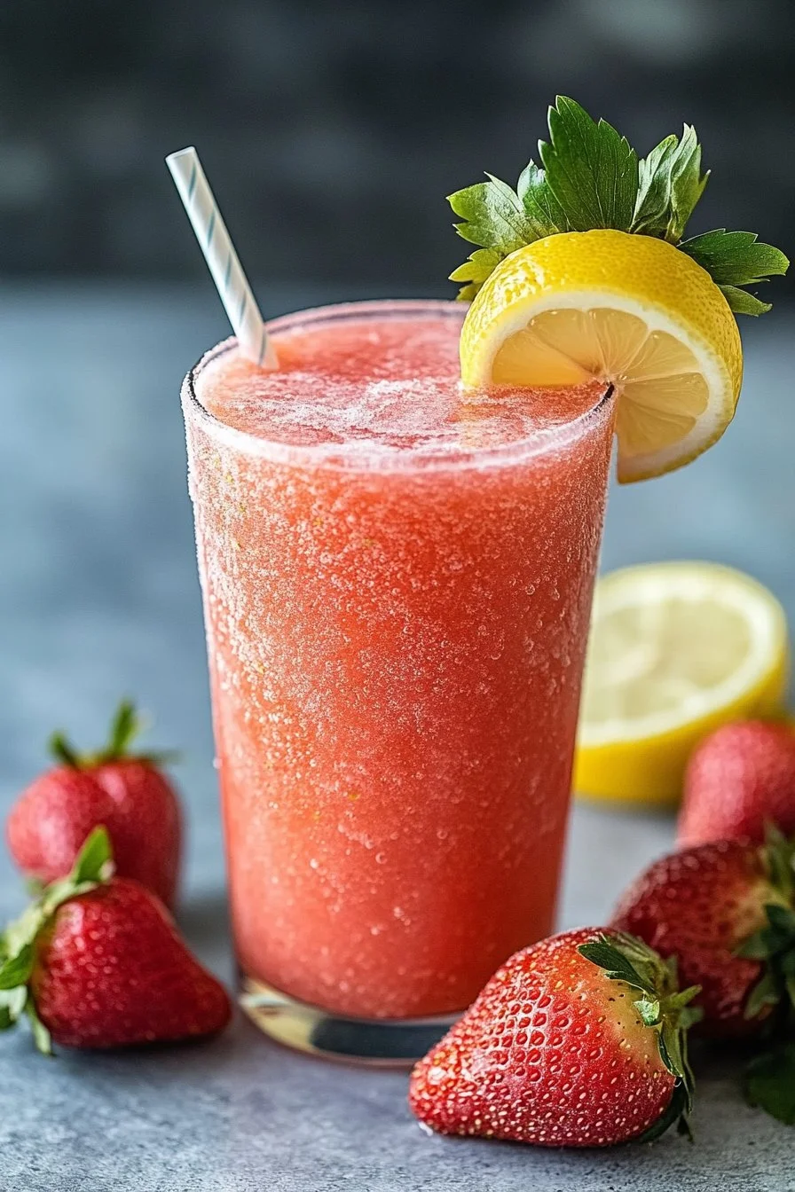 Frozen Erdbeer-Limonade