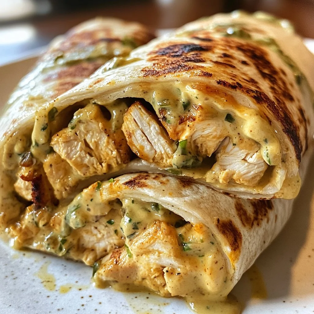 Gegrilde kipsandwich met chipotle ranch dressing op een bord