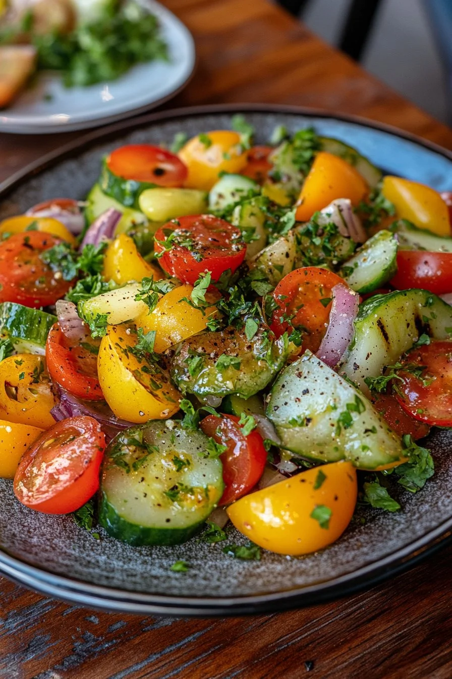 Gegrillter Gemüse-Salat
