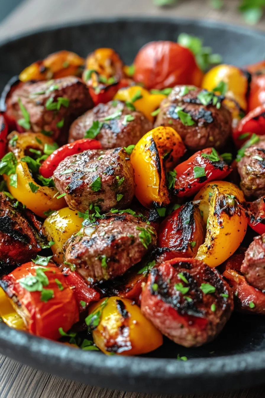 Gegrilltes Gemüse mit Marinade