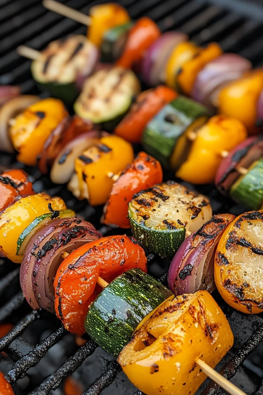 Gemüsespieße vom Grill