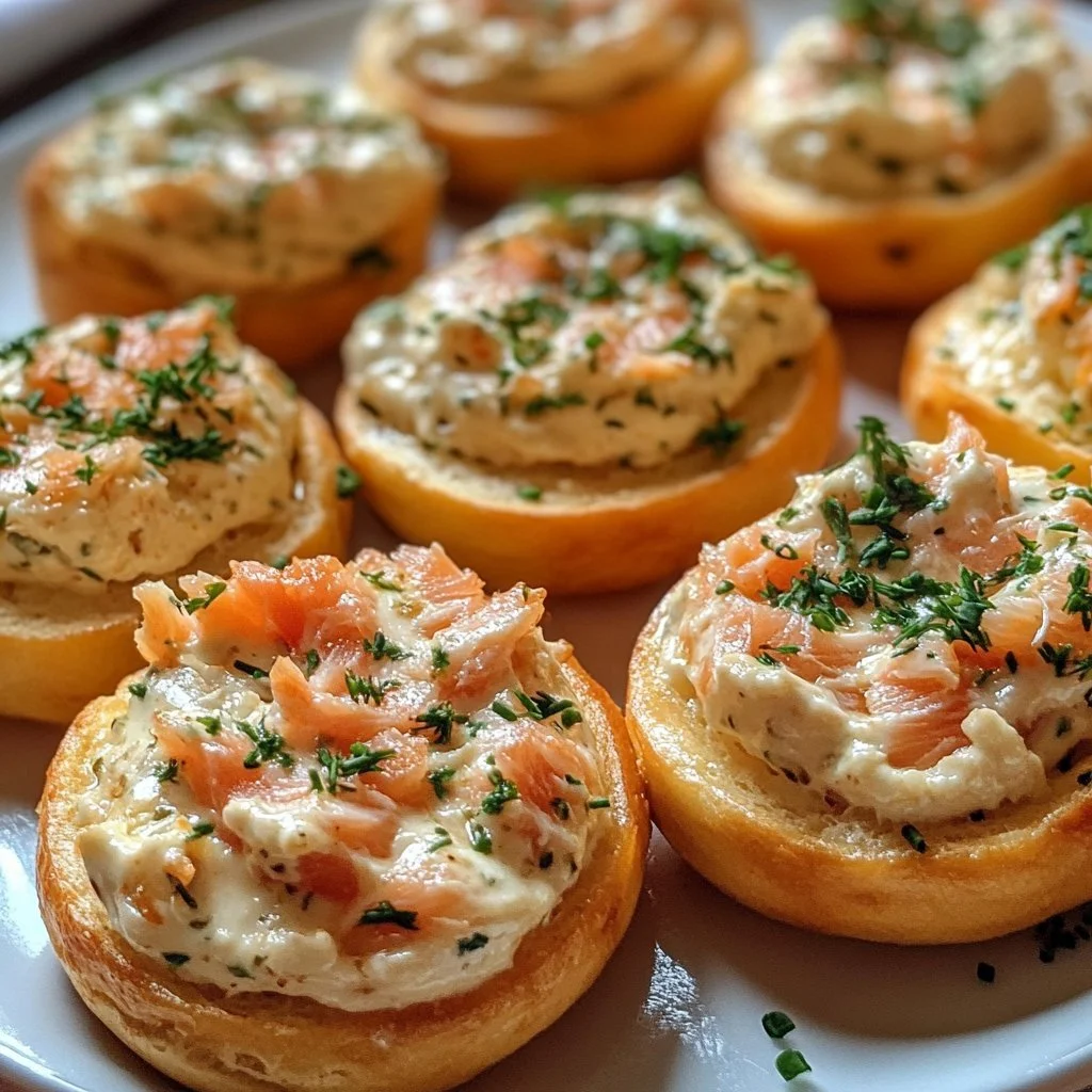 Gerookte zalm dip hapjes voor een feestelijke borrel