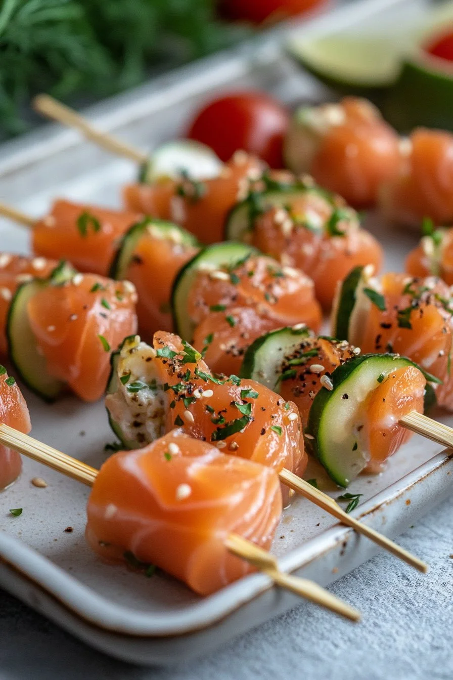 Gerookte Zalm Dip Hapjes
