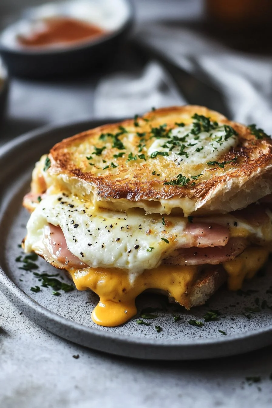 Glutenvrije Croque Madame