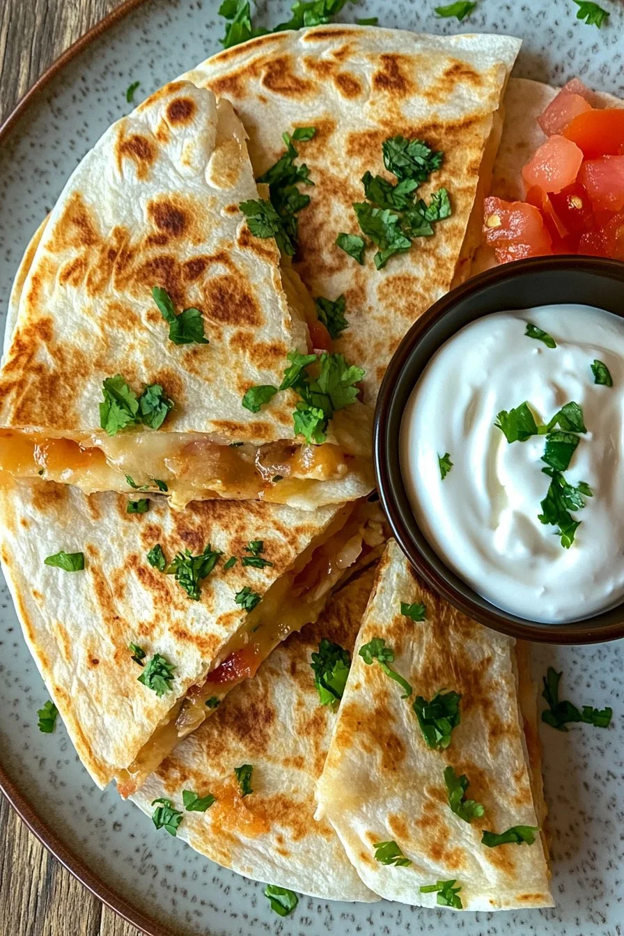Hähnchen-Quesadillas