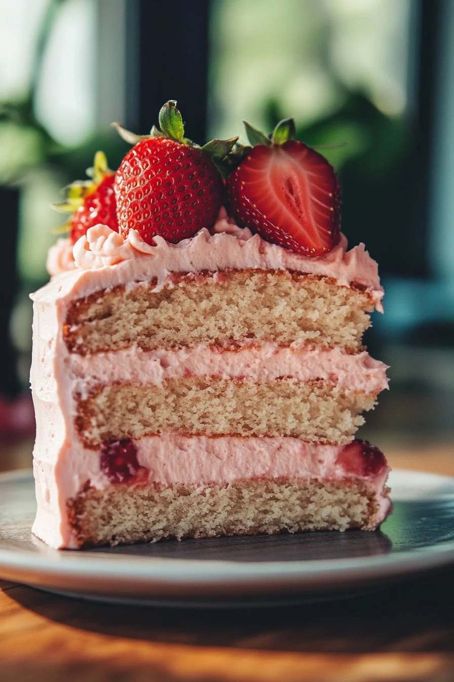 Hausgemachte Erdbeertorte