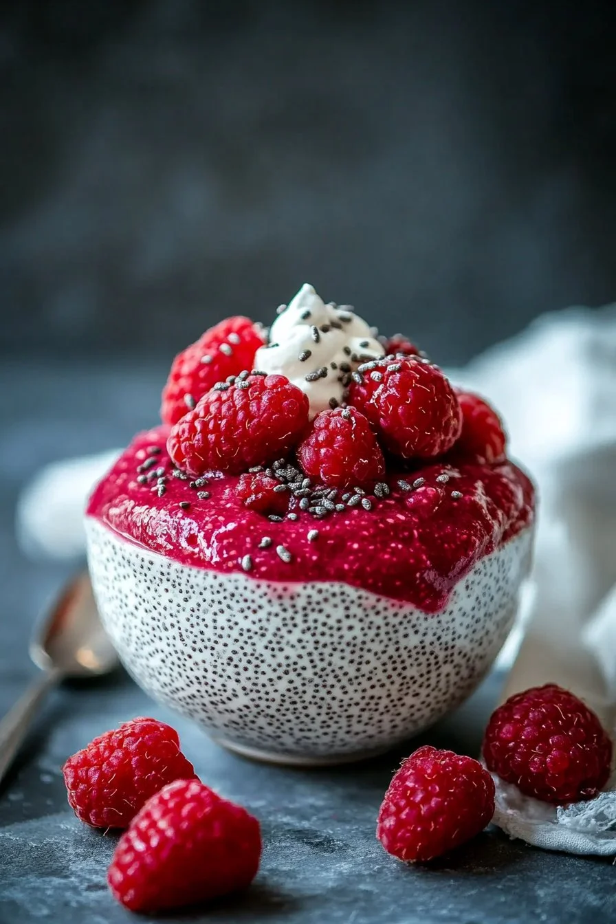 Himbeer-Chia-Pudding