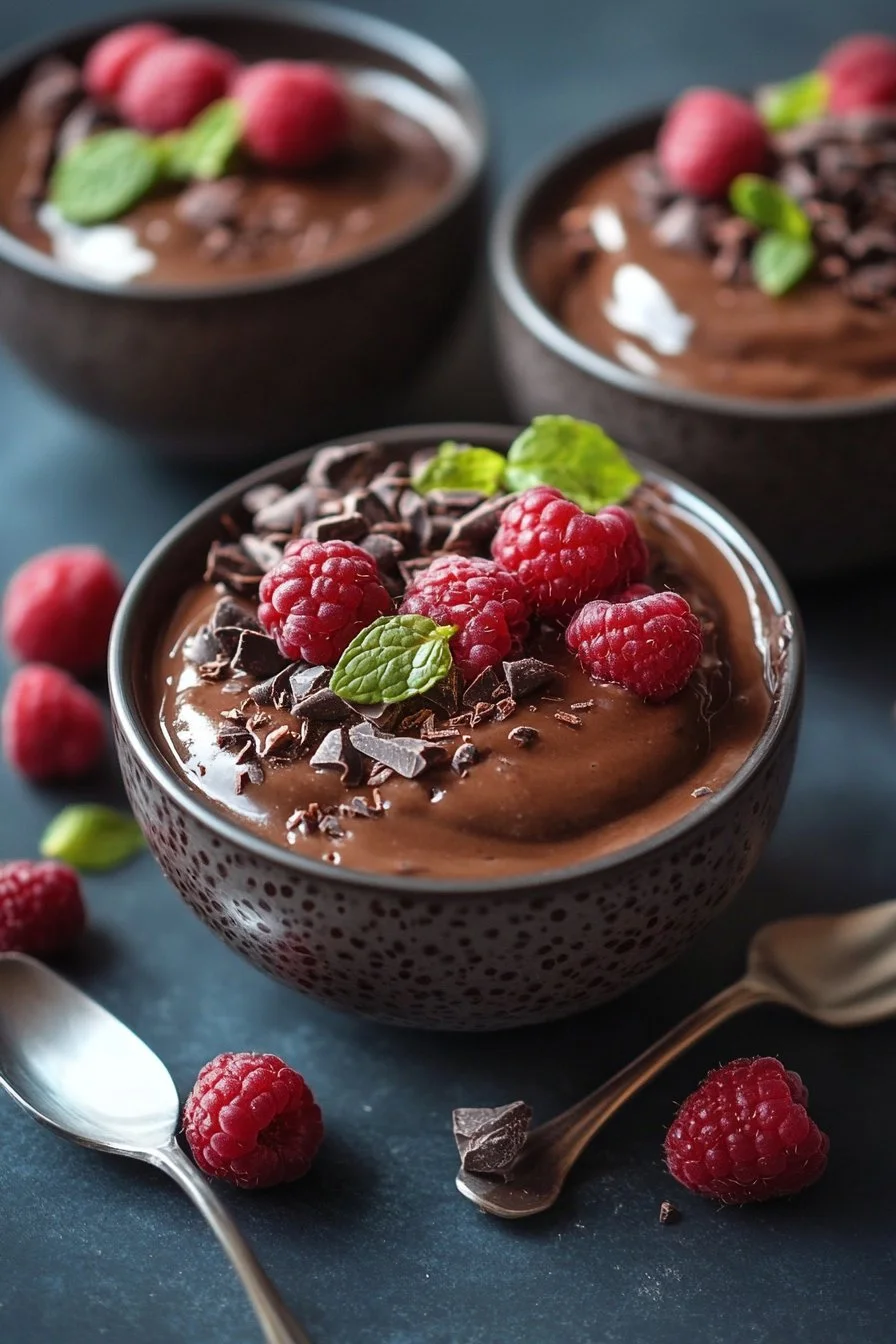 Hocher Protein Schokoladen-Chia-Pudding
