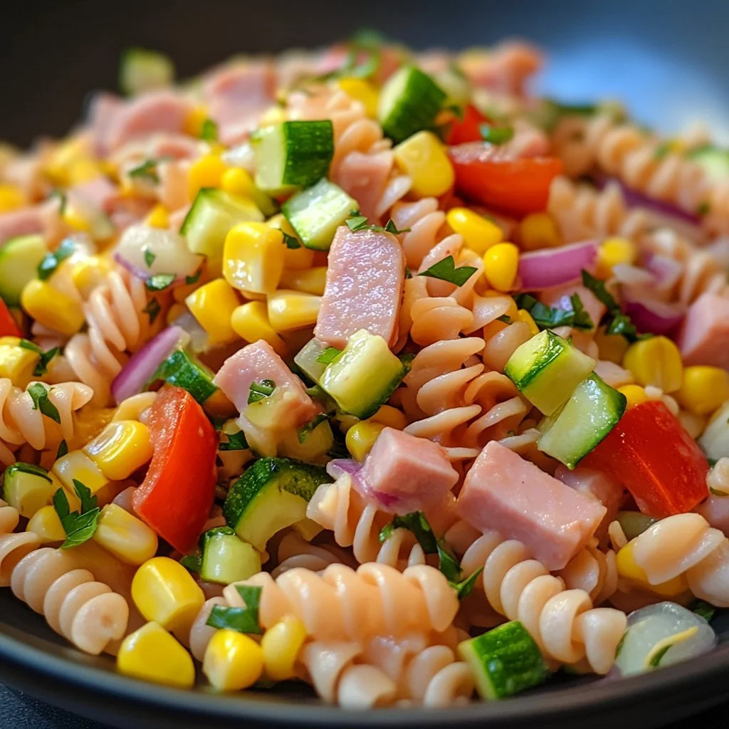 Bunt gemischter Kaltes Salat im Schüssel auf dem Tisch